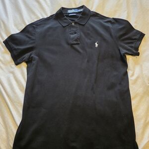 Polo by Ralph Lauren Classic Black Polo Shirt M